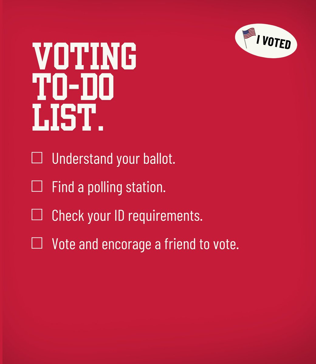 Make sure to get out to vote this November and make your voice heard! It’s important that we play our role in our government. Everyone’s vote matters!@Lifetime_Card <a href="/theteamdotorg/">The Team</a>