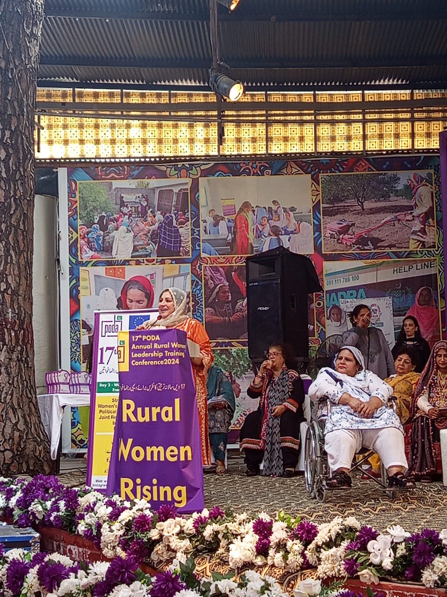 PODA Rural Women Leadership Alliance (@podapakistan) on Twitter photo Rural women leaders from 129 districts of Pakistan came to Islamabad on October 22 to 24 for #PODA 17th annual conference to promote peace & demand an end to violence against women & children <a href="/AmalBasha/">Amal Basha</a> <a href="/betterpakistan/">Ahsan Iqbal</a> <a href="/NCRC_Pakistan/">National Commission on The Rights of Child (NCRC)</a> <a href="/sherryrehman/">SenatorSherryRehman</a> <a href="/UNICEF_Pakistan/">UNICEF Pakistan</a> <a href="/AljazeraTV/">Aljazeera</a> @ Rural women leaders from 129 districts of Pakistan came to Islamabad on October 22 to 24 for #PODA 17th annual conference to promote peace & demand an end to violence against women & children <a href="/AmalBasha/">Amal Basha</a> <a href="/betterpakistan/">Ahsan Iqbal</a> <a href="/NCRC_Pakistan/">National Commission on The Rights of Child (NCRC)</a> <a href="/sherryrehman/">SenatorSherryRehman</a> <a href="/UNICEF_Pakistan/">UNICEF Pakistan</a> <a href="/AljazeraTV/">Aljazeera</a> @