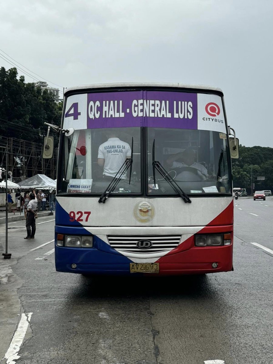 LOOK: The Quezon City Bus continues its service to commuters affected by  #KristinePH. Eight bus routes are currently operating to provide free  rides. | 📷: Quezon City Government/Facebook via Alliah Jalimao,  https://t.co/E0yNJSWXKw