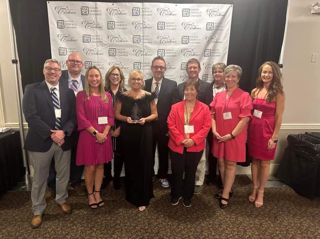 Greg Sears (@gregsearsedu) on Twitter photo Congratulations to <a href="/DawnGould_/">𝔻𝕒𝕨𝕟 𝔾𝕠𝕦𝕝𝕕</a> for winning The People’s Choice Gem of Excellence Award at <a href="/madechamber/">Mason Deerfield Chamber</a> dinner! Well deserved recognition for someone who loves to recognize everyone else in <a href="/Kings_Schools/">Kings Local Schools</a> ! Congratulations to <a href="/DawnGould_/">𝔻𝕒𝕨𝕟 𝔾𝕠𝕦𝕝𝕕</a> for winning The People’s Choice Gem of Excellence Award at <a href="/madechamber/">Mason Deerfield Chamber</a> dinner! Well deserved recognition for someone who loves to recognize everyone else in <a href="/Kings_Schools/">Kings Local Schools</a> !