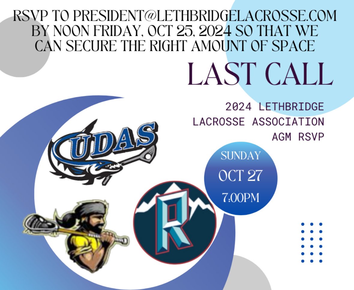 Don’t miss the AGM! Important topics covered!