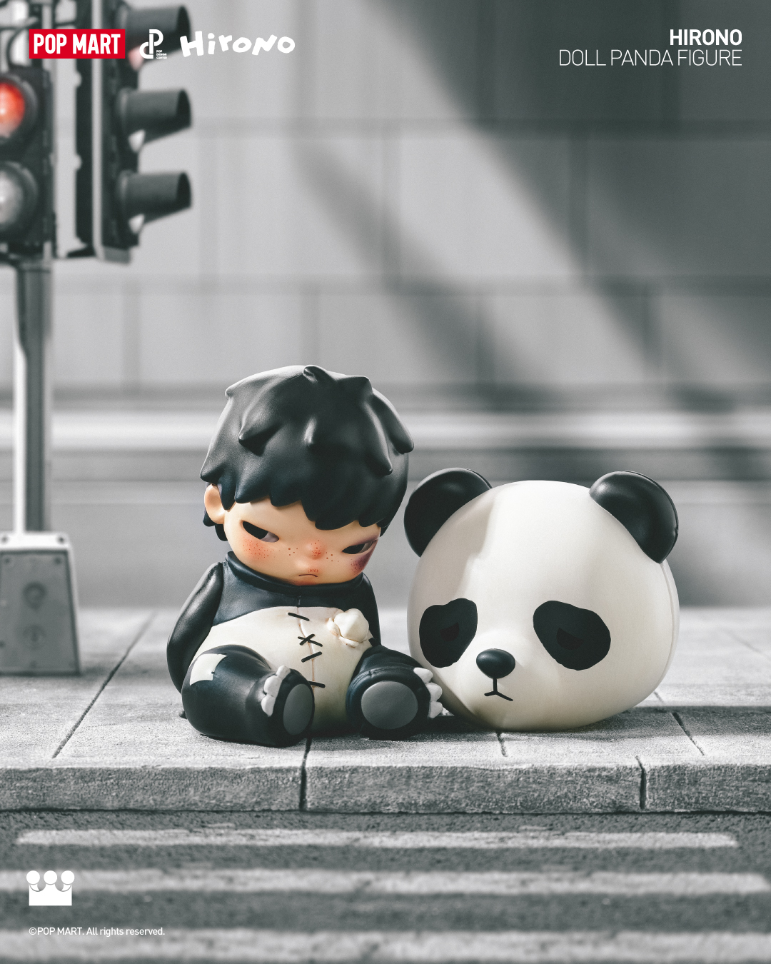 その他 hirono panda Hirono Doll Panda Figure by POP MART - Mindzai Toy Shop