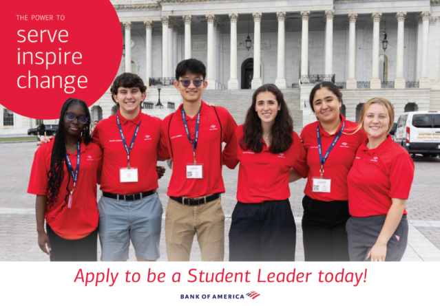 cecemyrtlebeach's tweet photo. The #BofAStudentLeaders motto is Serve, Inspire, Change and every year my company selects 300+ high schoolers who are committed to this mission. If you know a student looking to gain practical work &amp; life experience, encourage them to apply before 1/15. https://t.co/Y5vkBBR0uj https://t.co/1xvRmOMkCz