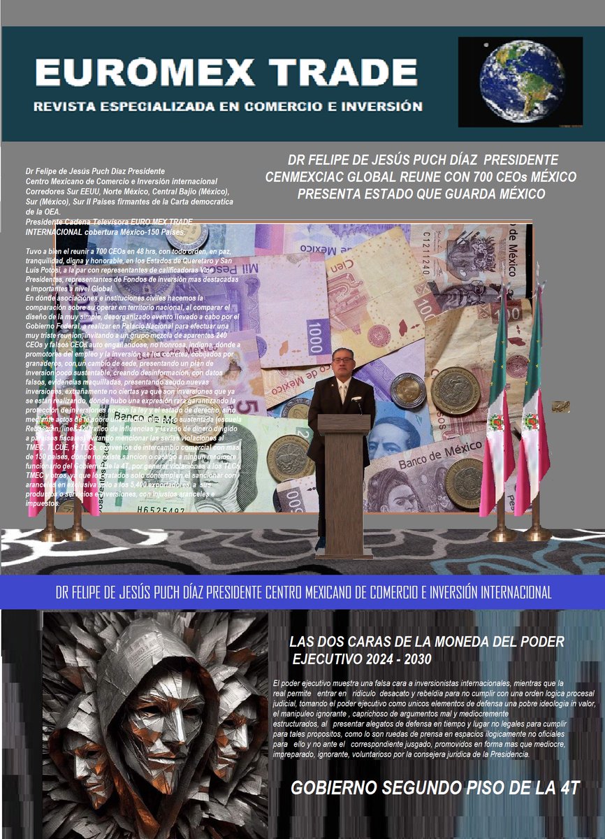 Cenmexciaccom's tweet photo. #FFRT CULTURAL FOUNDATION MEXICAN TRADE AND INVESTMENT CENTER EDITORIAL EURO MEX TRADE INTERNATIONAL LITERARY EDITION MEXICO-150 COUNTRIES 
FUNDACION CULTURAL CENTRO MEXICANO DE COMERCIO E INVERSIÓN EDITORIAL EURO MEX TRADE INTERNACIONAL EDICIÓN LITERARIA MEXICO-150 PAISES https://t.co/4NJLICZgu3