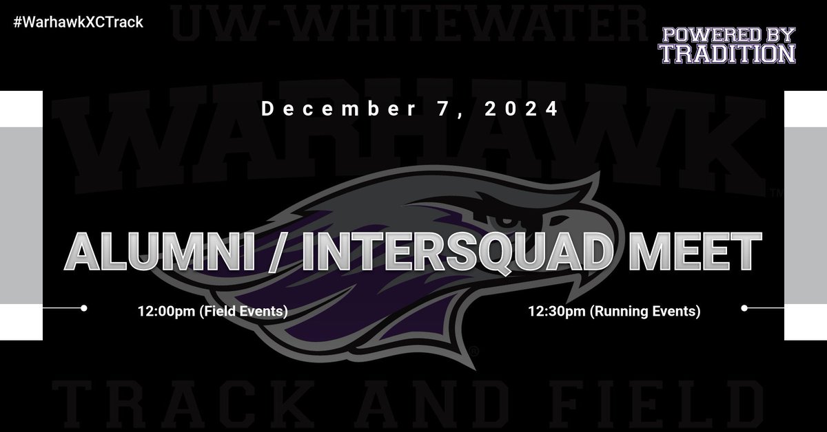 Calling all UWW Track &amp; Field Alumni!
Register here: docs.google.com/forms/d/e/1FAI…