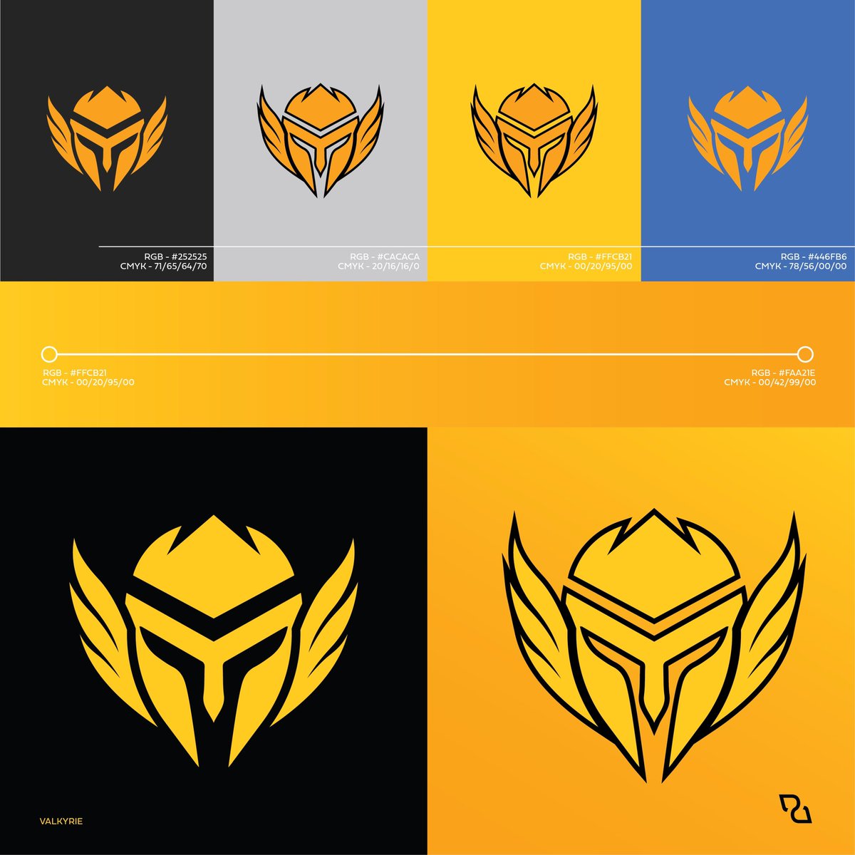 Logo concept I made for <a href="/ValkyrieLLC/">VALKYRIE</a> before they ended