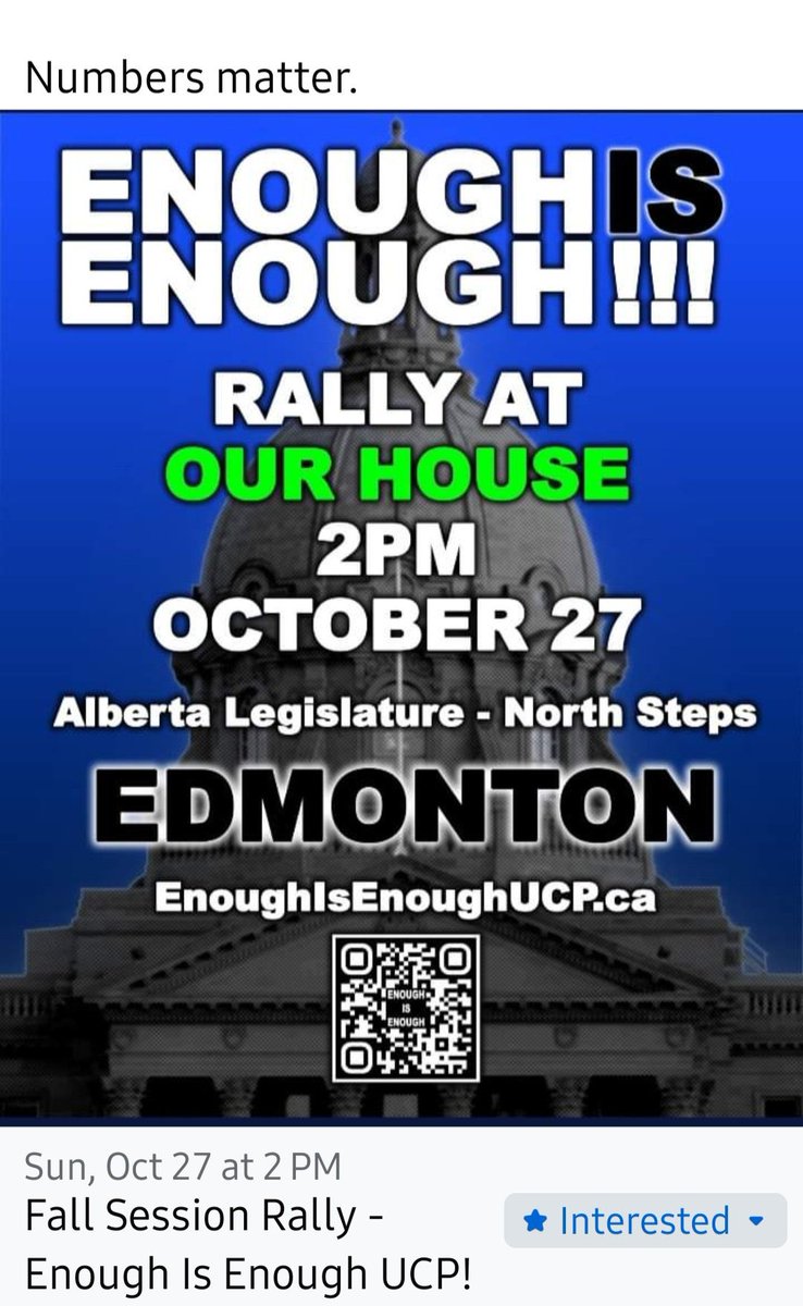SpeakUp407's tweet image. #EnoughIsEnough 
#UCPMustGo 

ALBERTA RALLIES!