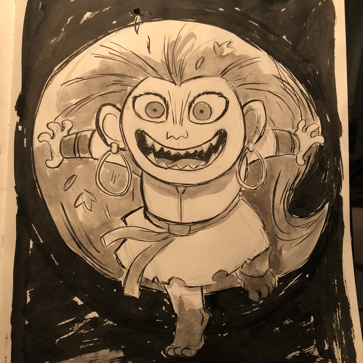 SethKearsley's tweet photo. Since I’m stalled on Inktober at the moment, throwback to Inktober past.

#inktober #ThrowbackThursday #Beetlejuice #edwardscissorhands #wolfwalkers #bookoflife https://t.co/5Bb9YzofSq