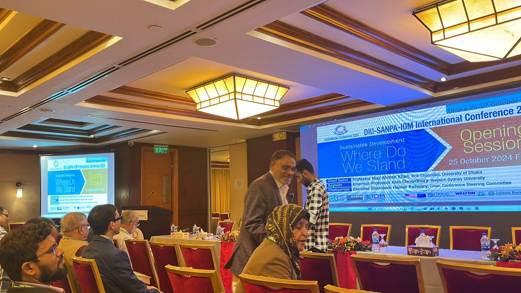 In Dhaka for the SANPA Conference. Amazing gathering of PA colleagues from South Asia. Theme is Sustainable Development in South Asia: Where do we Stand? I’m doing keynote panel and a couple more on PA challenges. Kick-off this morning
@PolicyCollege