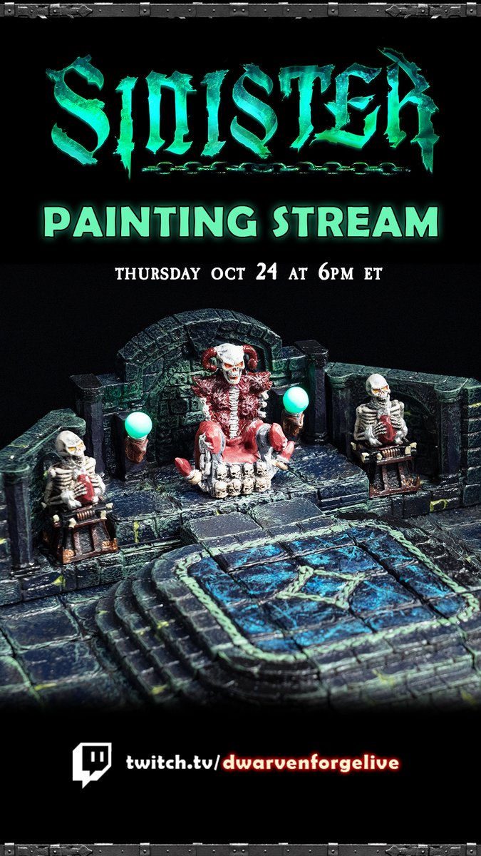 🖌️Join Hamster today for a demo of the Sinister Paint Color! Watch as he brings out the dark and twisted hues, perfect for adding an eerie touch to your terrain.