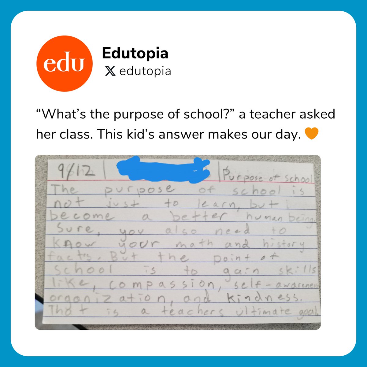 edutopia's tweet photo. https://t.co/ZpCDLk5D8m