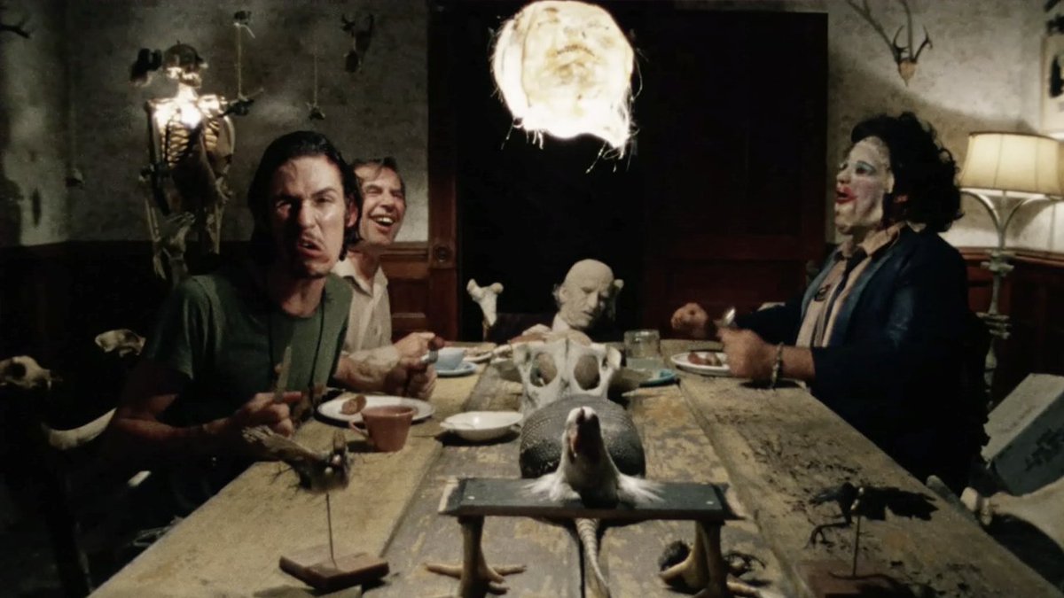 TheFilmStage's tweet photo. Chantal Akerman's 'American Stories: Food, Family and Philosophy' shows this weekend @MovingImageNYC alongside 'The Texas Chain Saw Massacre' (which is not directed by Chantal Akerman): https://t.co/8sEtRIqmXt https://t.co/WA6R4WKteg
