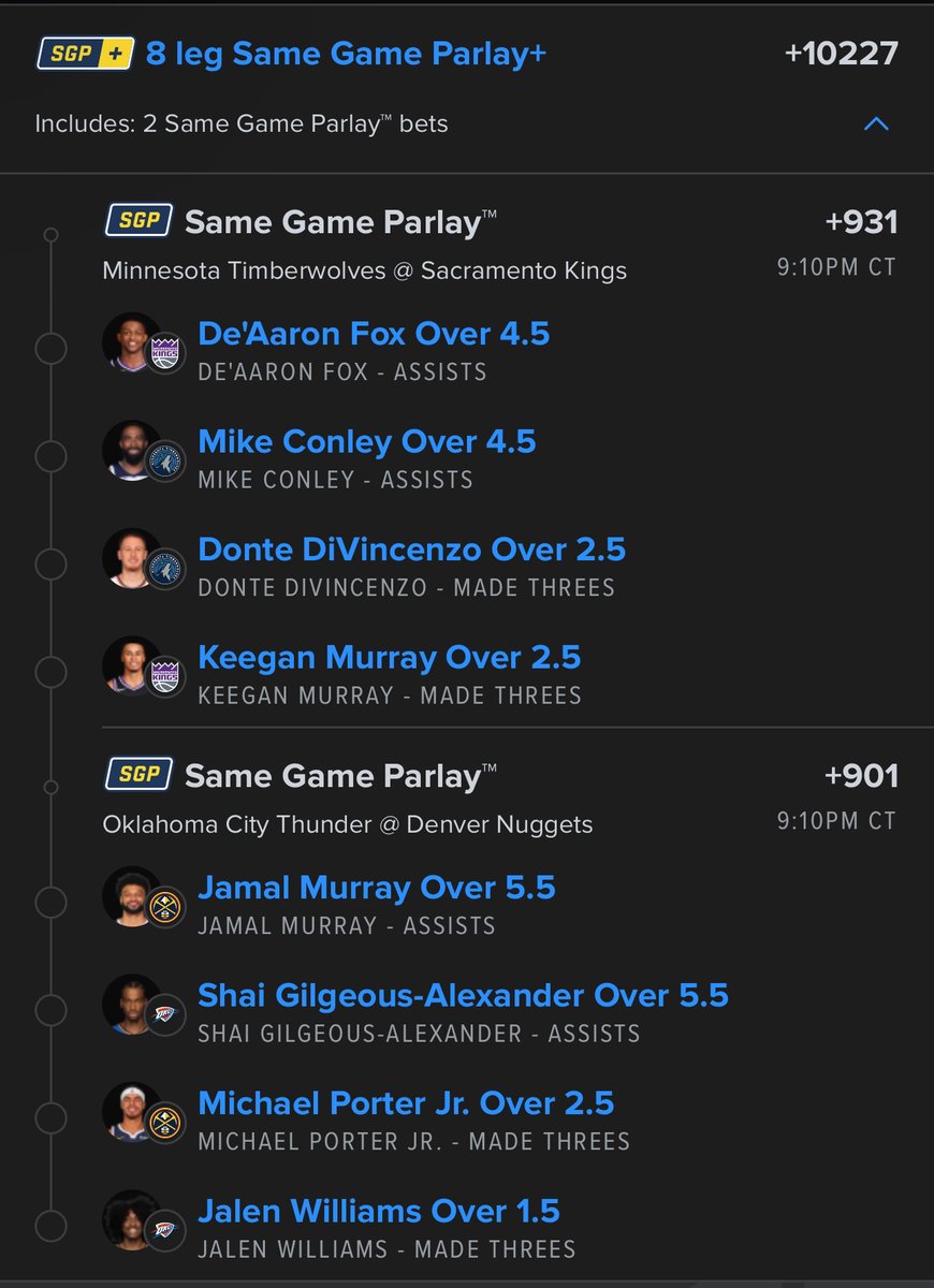 MakeThatRein's tweet photo. Got a 2 game SGP+ for the late games tonight! Let's make it happen! https://t.co/iIRxd8Y5FN