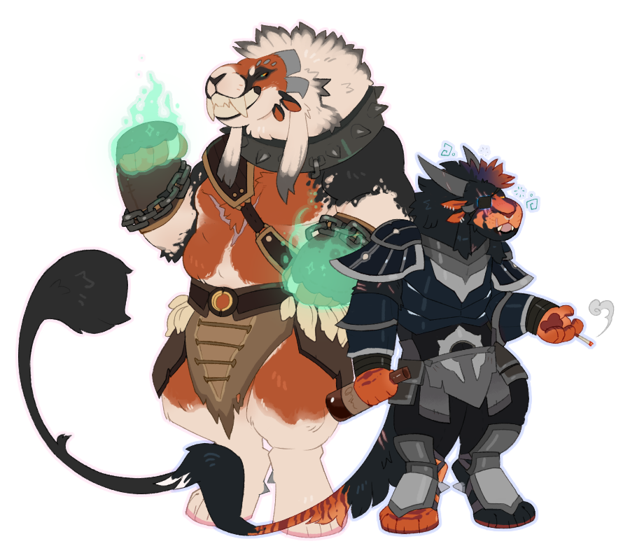 Scrumpygoat's tweet photo. charr pagedolls for nullvoidface on tumbo!! https://t.co/4Y6KaJELje