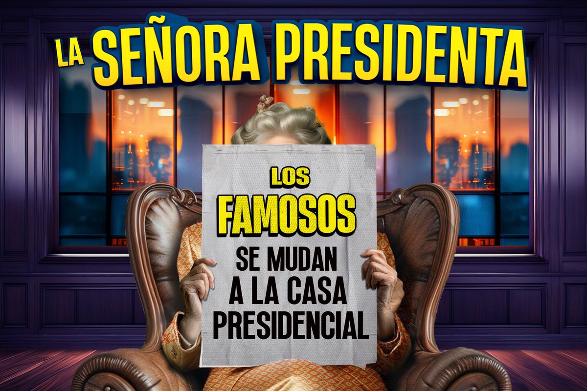 ¡#LaSeñoraPresidenta llega con los más famosos de México! 🎭 CDMX: Desde el 22 de noviembre.

De gira:

25 de noviembre: Saltillo, 26 de noviembre: Torreón, 27 de noviembre: Monterrey, 2 de diciembre: Toluca, 4 de diciembre: Guadalajara

🎟️ ¡Próximamente boletos a la venta!