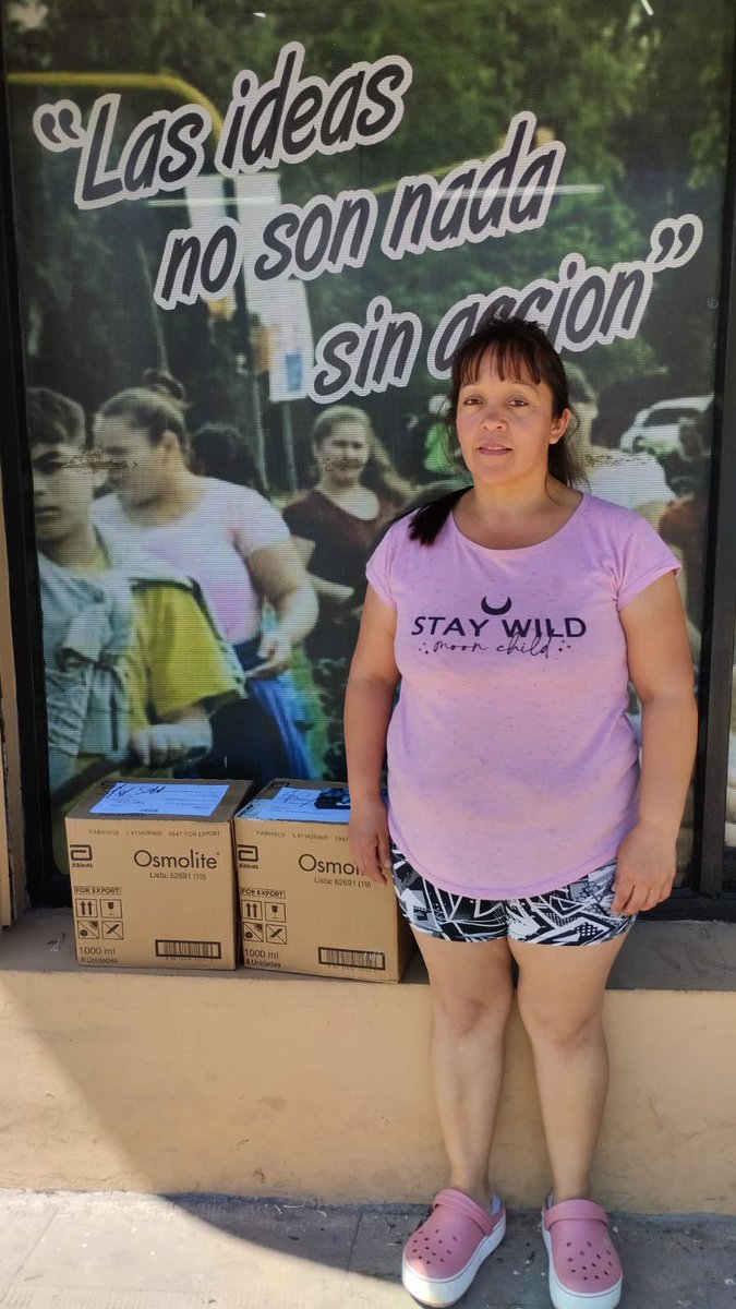 Continuamos entregando alimentos entérales,  en este caso a Sabrina de 📍General Rodríguez quien lo necesitaba de urgencia porque la obra social tenía demoras en la entrega de alimentos para para su hijo Kevin. #Donar #ayudar #solidaridad