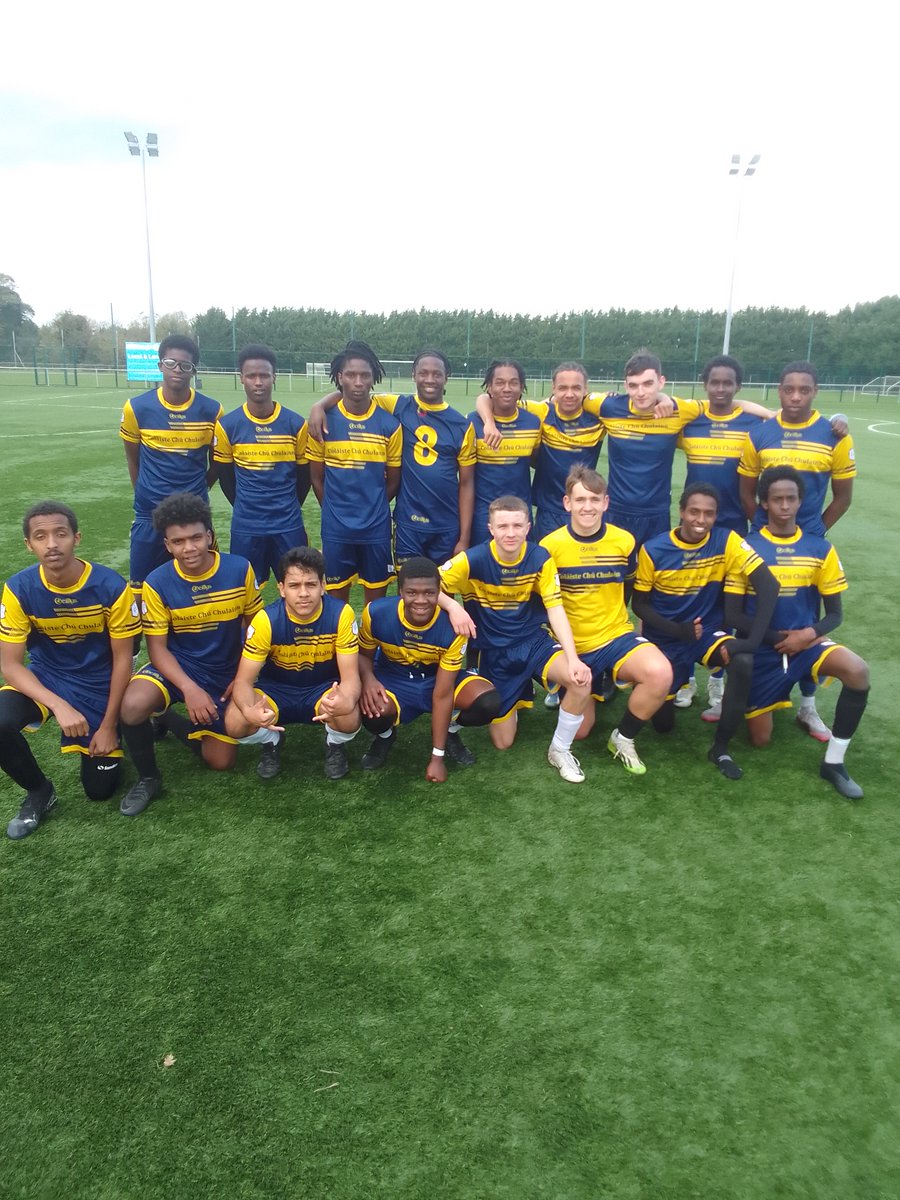 CCCPEandSport's tweet photo. Congrats to the U19 Soccer team who put in a great performance vs Boyne CC in the Leinster Cup. The lads scored 2 goals in the 1st half through Miguel and skipper James Obisan to secure the victory. 
A superb win. 
Well done lads. 
@ColChuChulainn https://t.co/hOg9lOmUHE