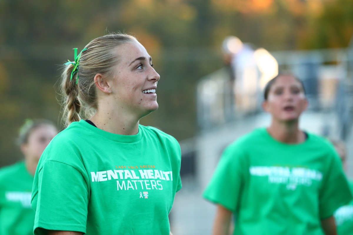 Vol_Soccer's tweet photo. #MentalHealthMatters 💚 https://t.co/iEWXhA4OPH