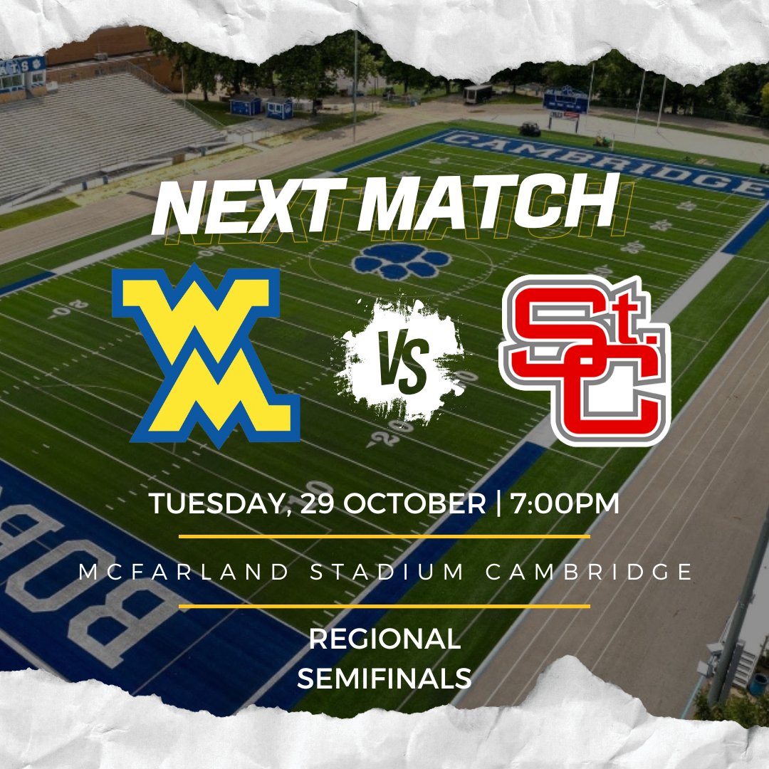 On Tuesday, your DISTRICT CHAMPION #LadyTornadoes will face the Red Devils of St. Clairsville in the Regional Semifinal at McFarland Stadium in Cambridge. Only a 40 minute trip and you can watch your Tornadoes continue their fight to make the ELITE EIGHT! 👸🌪️⚽️