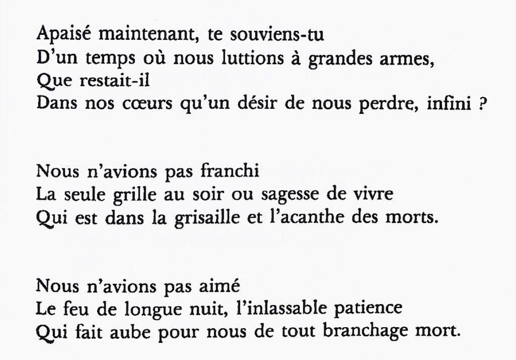 o_exacoustos's tweet photo. Du mouvement et de l’immobilité de Douve (Yves Bonnefoy, 1953). https://t.co/xykR48zi77