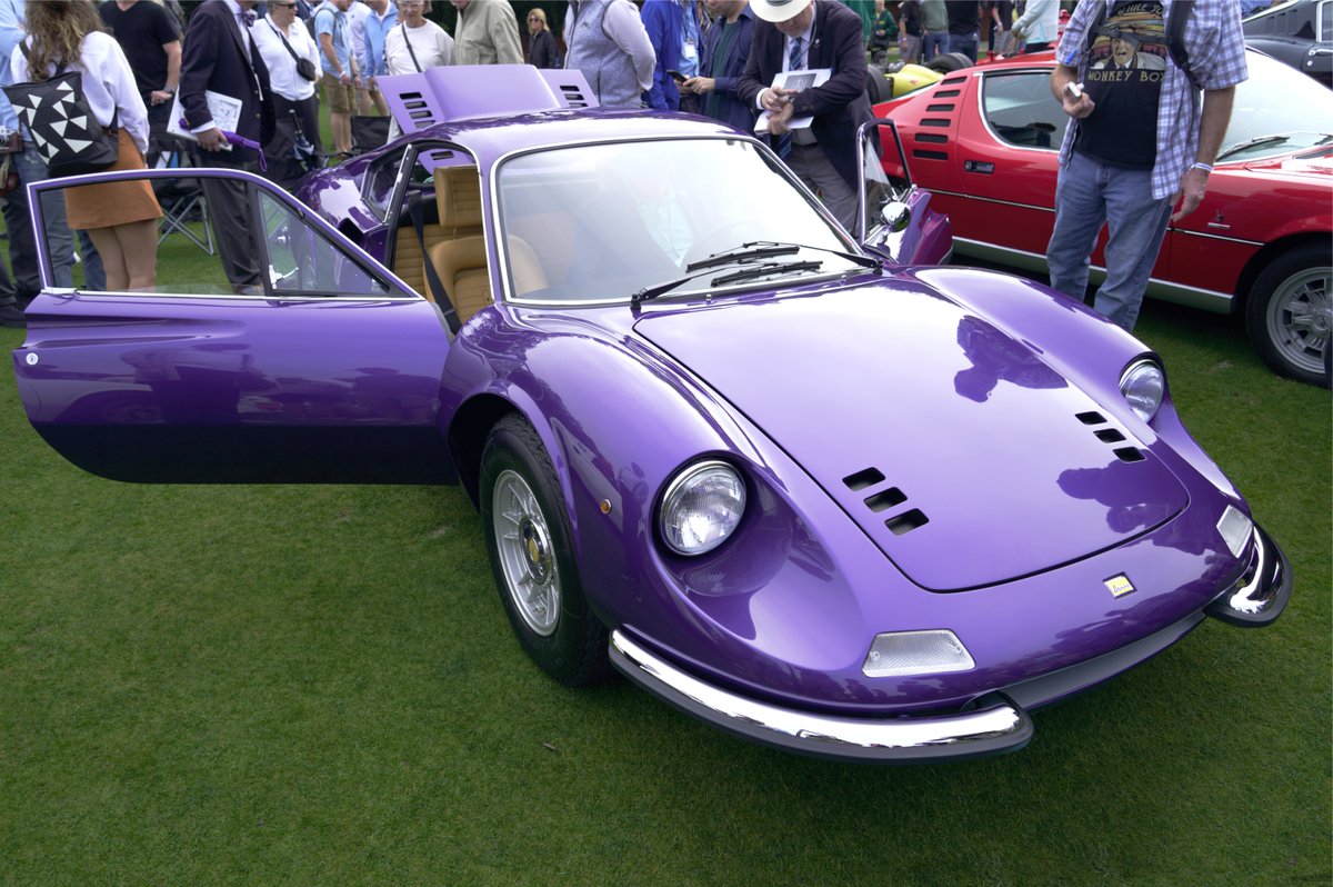 #FerrariFriday
1971 Ferrari Dino - Not Plum Crazy Purple, but factory color Viola Metallizzato!