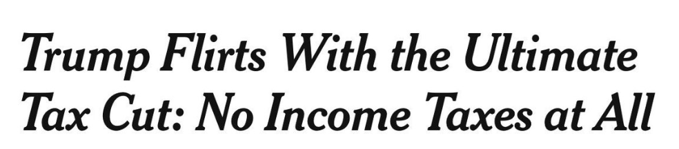 Ordinal_News's tweet photo. 🚨 BREAKING: Donald Trump ''No Income Taxes at All!'' Bitcoin to the Moooooon! 🚀 https://t.co/OResscOKYT