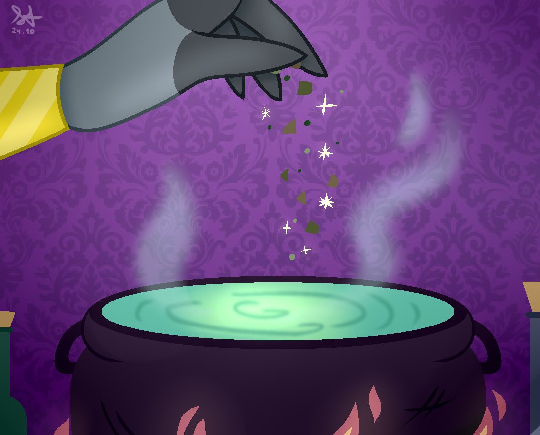 StellaArti17923's tweet image. Potions was today's prompt so I went for the basics, a cauldron and potions xd  

Do potions exist in Hell? Well yes, but there are very few people who know how to do it correctly without ending up killing whoever ingests it...unless you want that

#Helltober #HelluvaBoss