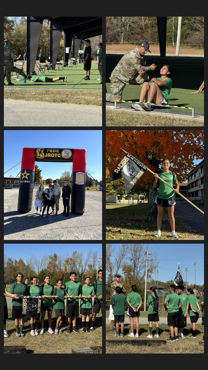 FontanaLearning's tweet photo. Our JROTC Raider Team is flourishing — competing at Ft. Knox, Kentucky! 🪖💚 #GoCats #KaiserStrong https://t.co/LBH2DNOzmt