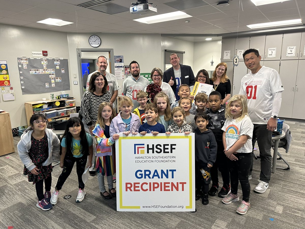 Thank you <a href="/hsefoundation/">Hamilton Southeastern Education Foundation</a> for funding “A Game is Worth 1,000 Words” <a href="/MrsBeiswanger/">Alex Beiswanger</a>, Mrs. Darragh, and our school community will use these games to spur collaboration and conversation among and between families and children. #grateful♥️
