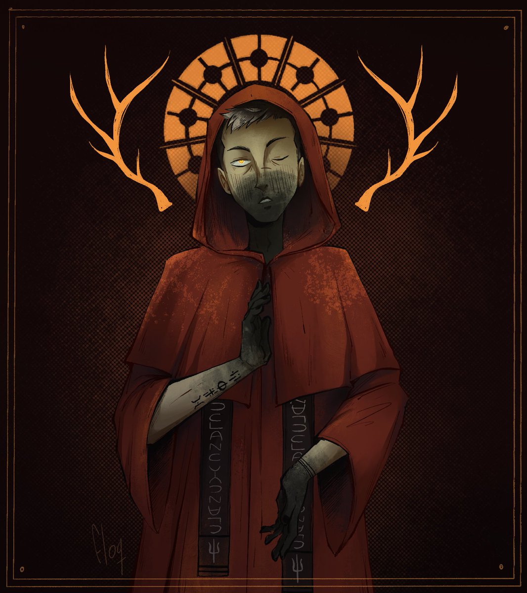 floqq__'s tweet image. : Vacant Spot : 

day 24 // Clancy 
-
may I offer you a bishop Clancy for today

#twentyonepilots #cliqueart #cliquetober2024