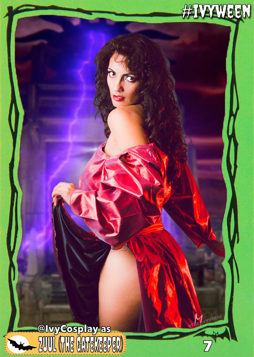 the_ivyverse's tweet photo. 13 Days of #Ivyween Day 7:
There is no Ivy, only Zuul! 🚫👻

#IvyCosplay #SpookySeason
#TradingCards #Halloween 
#Ghostbusters #Zuul
#SigourneyWeaver 
#TheGatekeeper
#CosplayQueen
#TradingCards https://t.co/weMiOSMP41