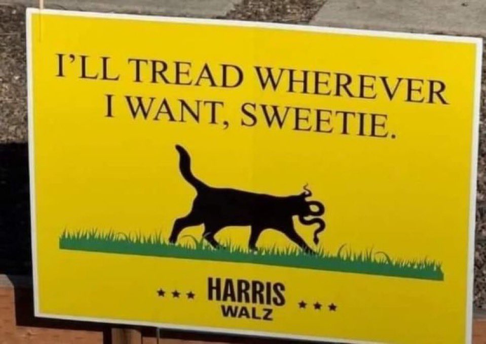 Number10cat's tweet photo. If I had a yard, this is the sign I'd put up https://t.co/uawXBcRSI1