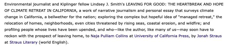 Lindsey J. Smith (@lindsjean) on Twitter photo Some (belated) news: I sold my first book book! It's been a long time coming and I'm thrilled to be bringing it to life with the help of the amazing team at <a href="/ucpress/">University of California Press (is on Bluesky)</a>. Now... back to writing! Some (belated) news: I sold my first book book! It's been a long time coming and I'm thrilled to be bringing it to life with the help of the amazing team at <a href="/ucpress/">University of California Press (is on Bluesky)</a>. Now... back to writing!