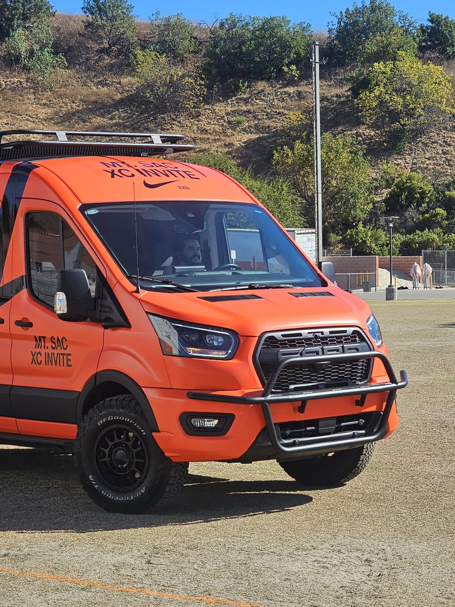 runmtsac's tweet image. The Nike Run Mobile has arrived at Hilmer Lodge Stadium. #MtSACXC