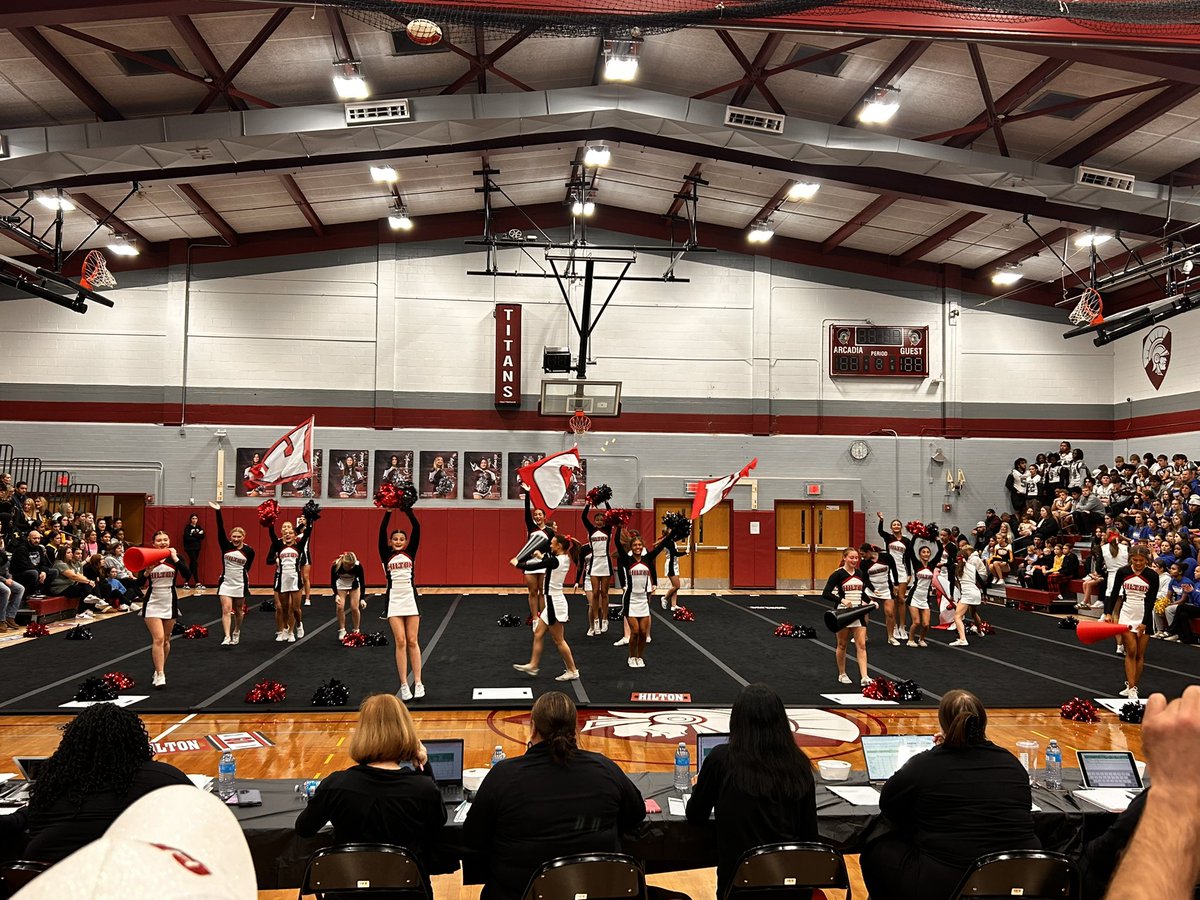 Hilton Athletics (@hiltoncadets) on Twitter photo Great performance by the Cadets <a href="/Hilton_Cheer/">Hilton Cheerleading</a> at the MCPSAC Game Day Cheerleading Championships! Stay tuned for results…
#WeAreHilton 📣🍎 Great performance by the Cadets <a href="/Hilton_Cheer/">Hilton Cheerleading</a> at the MCPSAC Game Day Cheerleading Championships! Stay tuned for results…
#WeAreHilton 📣🍎
