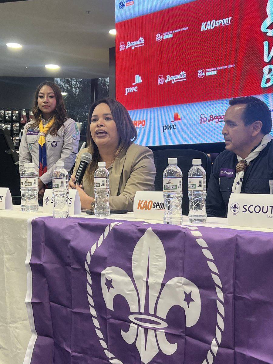 ScoutsEcuador's tweet photo. Representante del SRI indica que el gobierno nacional apoya de manera ardua el deporte y en beneficio del y de los ecuatorianos https://t.co/HzR9oolXvm