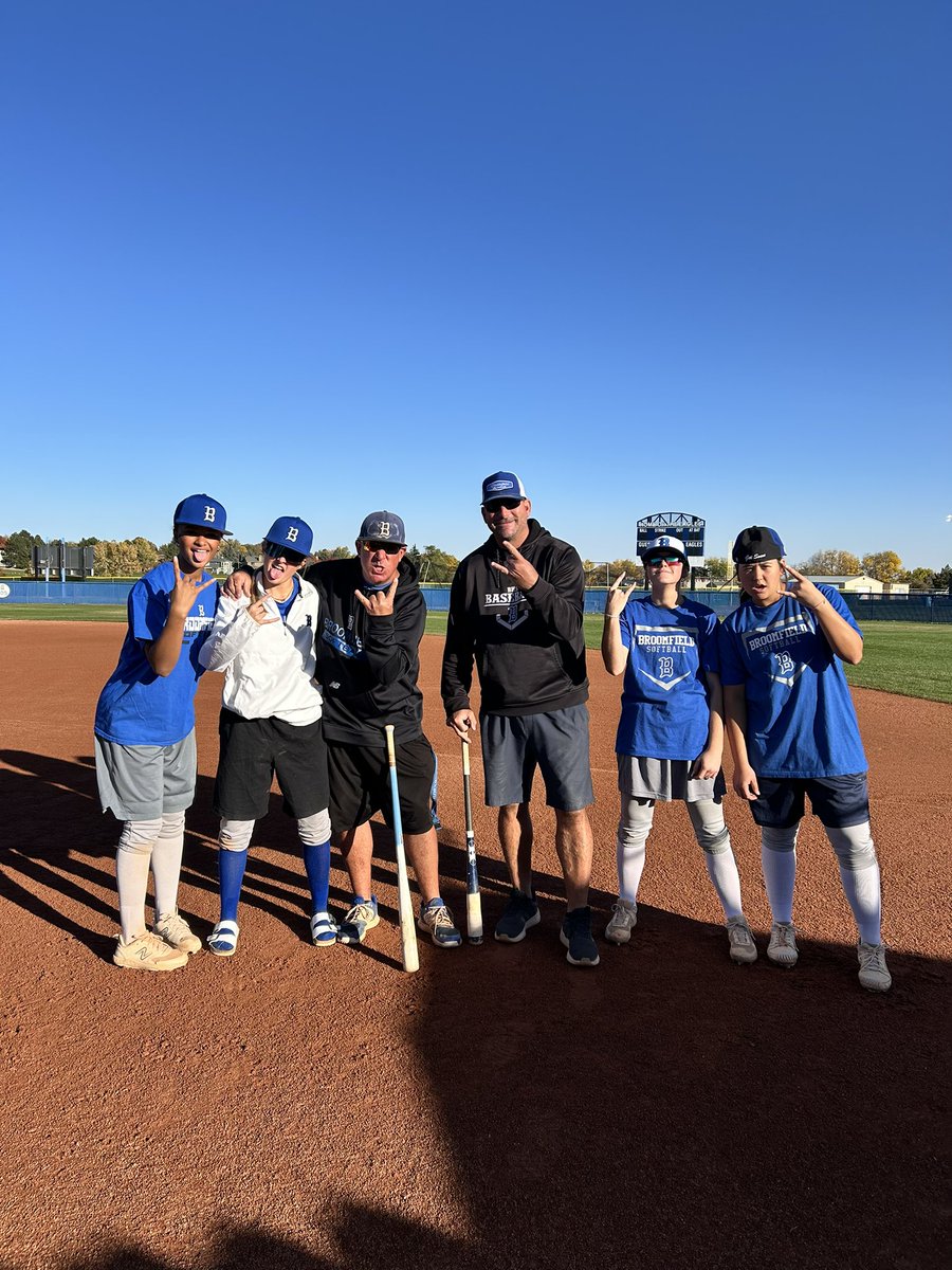 I guess the last full practice of the year is "dress like the coaches day...".  Gotta love our seniors!!  Amazing group! #Back4More
