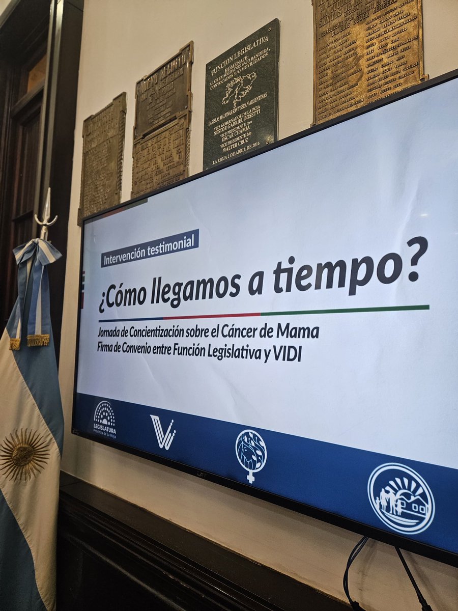 terelunalarioja's tweet photo. Hoy nuestra Vicegobernadora amplió derechos para las y los trabajadores de @LegislaturaLR! En este “Octubre Rosa” acompañamos con el convenio p la atención y prevención del Cáncer de mamas en nuestras compañeras a través del diagnóstico precoz por imágenes.Que lleguemos a tiempo! https://t.co/B98JbOetZc