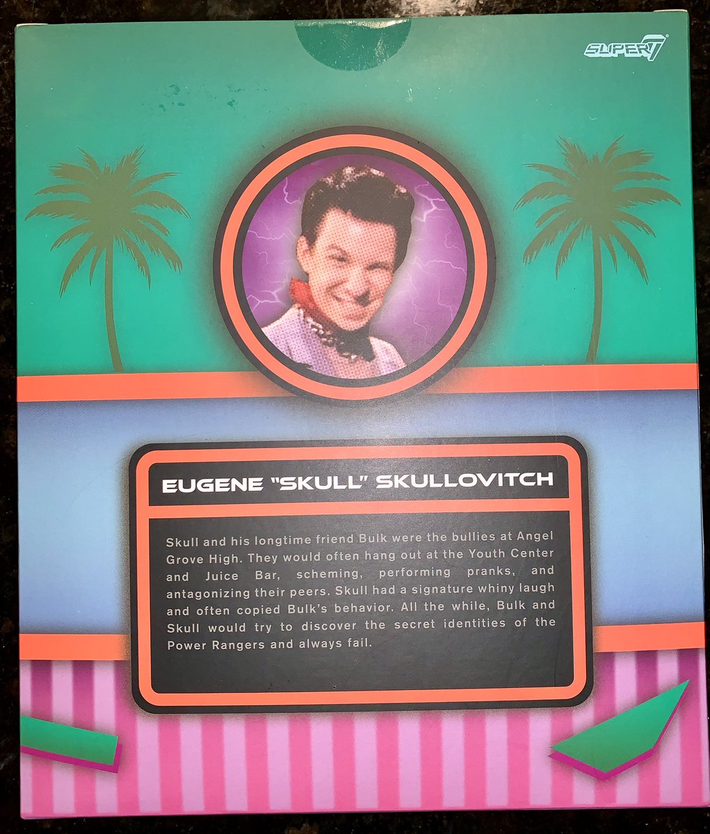Mail Call. Picked up the Super7 MMPR Skull Ultimate Figure from Amazon. The likeness is spot on! Love that packaging #PowerRangers #Super7 #Collectible #collector #MMPR