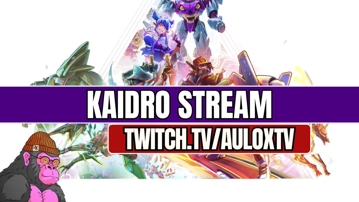 AuloxNFT's tweet photo. SPECIAL STREAM 🎮

This Friday i will be back at streaming in Twitch after a really long time 🧐

New Emotes in the channel and a Special Stream Playing @kaidrochronicle in a Special @Moku_HQ Stream 🫶🚀

Date: 25 October 21:00 EST