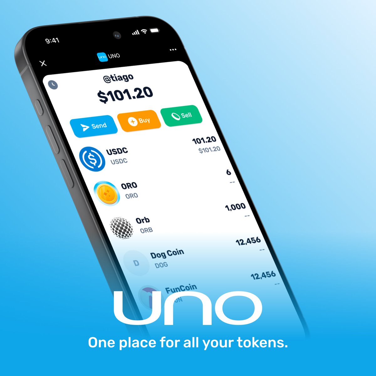 Introducing UNO – One place for all your tokens. UNO is a simple token  wallet inside of World App. Available now.
