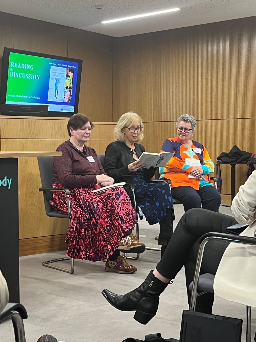 Wonderful reading by <a href="/maryodonnell03/">Dr Mary O'Donnell</a>, <a href="/delightedmary/">Mary Rafferty</a> and <a href="/EileenCasey2/">Eileen Casey</a>