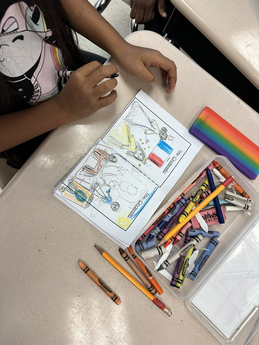 MrsAngel_WMES's tweet photo. I’m liking the pause days in CKLA and how we have some time to work the kids on projects to support and review learning. Differentiated passports was today’s project. #MCPS #watkinsmillelementary #CKLA #multilinguallearners https://t.co/4AhRkFfBEY