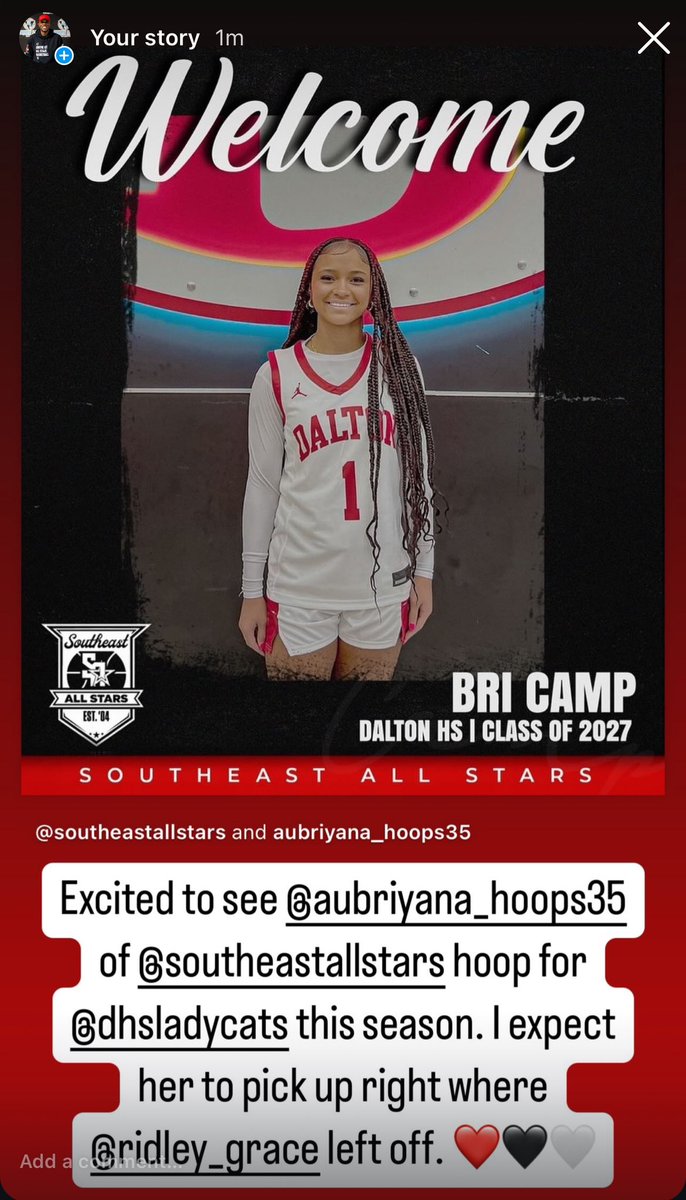 Southeast All Stars (@southeastastars) on Twitter photo Brandon Clay x Southeast All Stars | Powered By @brandonclaypsb & <a href="/3SSBGCircuit/">3Stripes Select Basketball Girls Circuit</a> ā¤ļøš¤š¤ | #BClayConsulting
YOU CAN GO ANYWHERE FROM HERE!
Big season on deck for ā27 PG Bri Camp of Dalton HS (GA) & Southeast All Stars Red.
Major shoes to fillā¦
SAS IG: instagram.com/southeastallst⦠Brandon Clay x Southeast All Stars | Powered By @brandonclaypsb & <a href="/3SSBGCircuit/">3Stripes Select Basketball Girls Circuit</a> ā¤ļøš¤š¤ | #BClayConsulting
YOU CAN GO ANYWHERE FROM HERE!
Big season on deck for ā27 PG Bri Camp of Dalton HS (GA) & Southeast All Stars Red.
Major shoes to fillā¦
SAS IG: instagram.com/southeastallstā¦