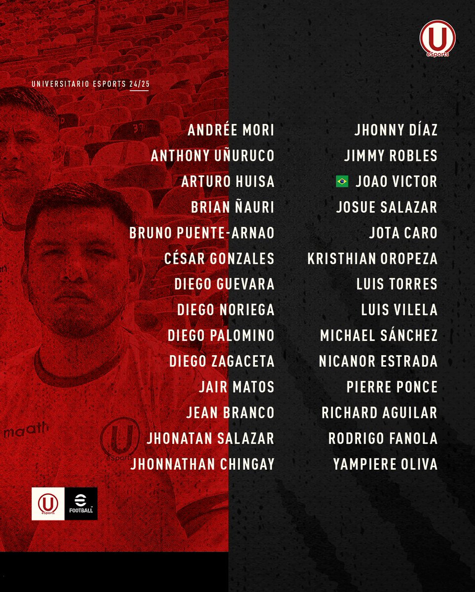 ¡𝐏𝐑𝐄𝐒𝐄𝐍𝐓𝐀𝐌𝐎𝐒 𝐀 𝐍𝐔𝐄𝐒𝐓𝐑𝐎 𝐏𝐋𝐀𝐍𝐓𝐄𝐋 𝟐𝟎𝟐𝟒/𝟐𝟓!

Estamos emocionados de presentarles a la plantilla 2024/25 de eFootball que nos representará en los distintos torneos de esta temporada. 
¡Vamos, cremas! 🏆

 #Efootball #Temporada2024/25 #LaGarraEvoluciona