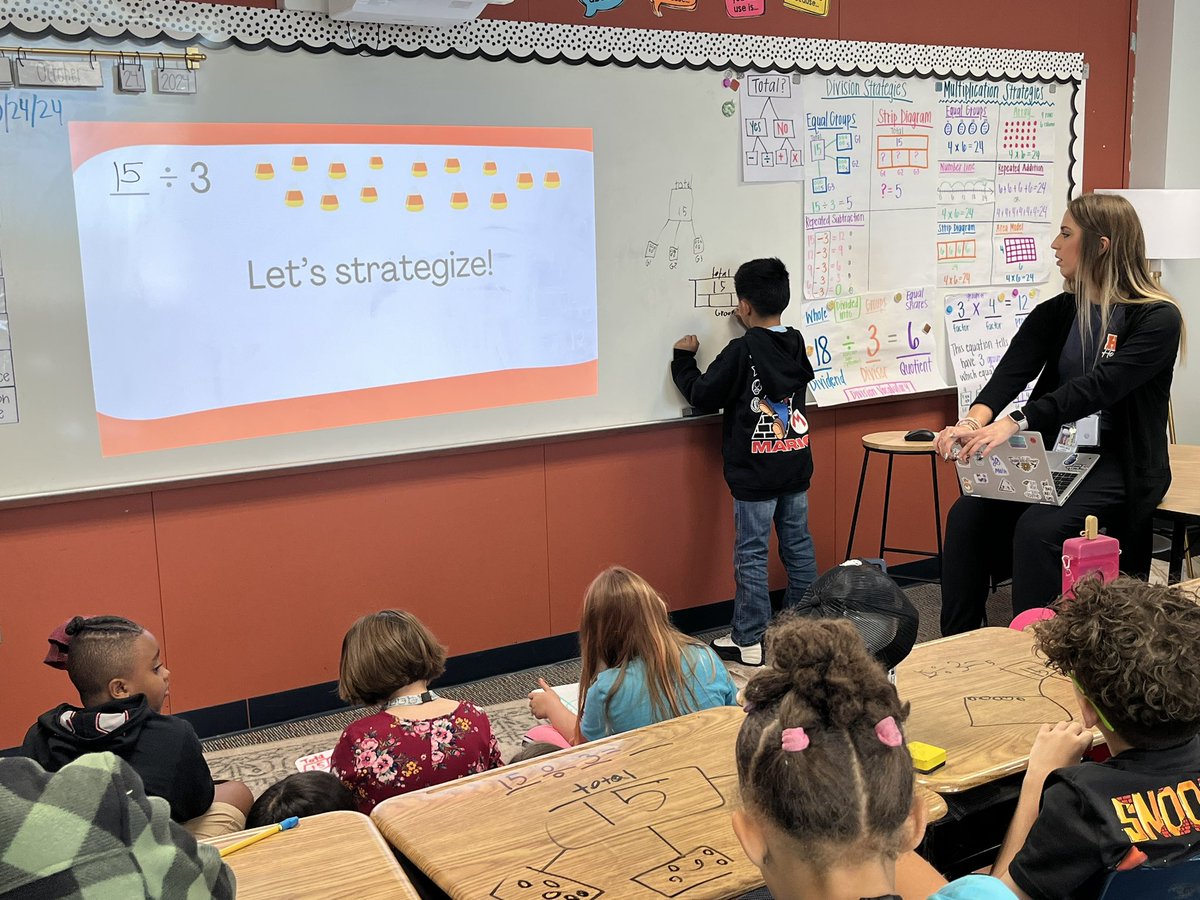 mon_lev's tweet photo. Amazing division strategies in 3rd Grade in Miss Carelock’s class. #mathrocks #LPLegacy #Bestneverrest #TakeTheChance https://t.co/c6Qte4inTh