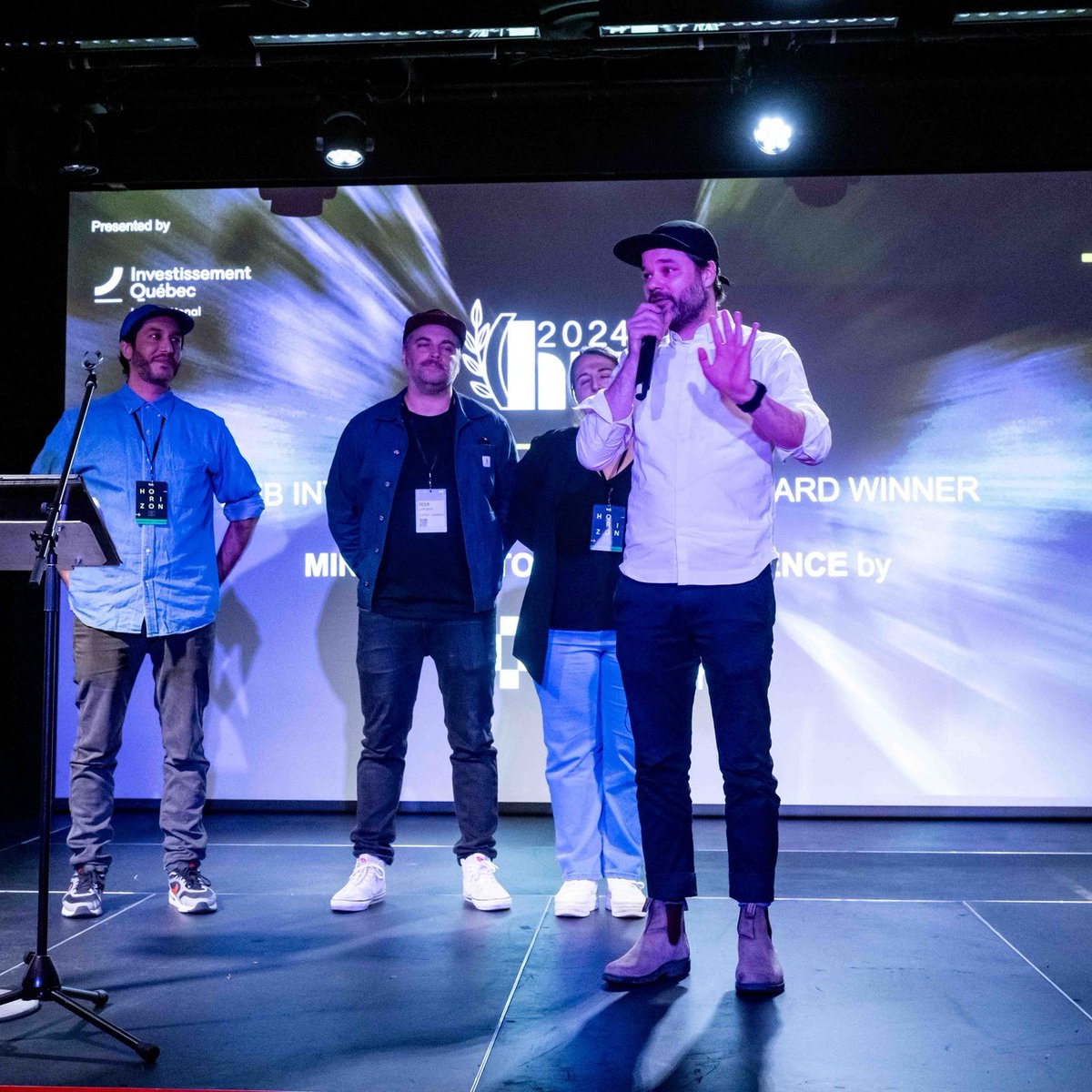 Les7Doigts's tweet photo. Bravo à notre compagnie soeur Supply &amp; Demand Studio lauréat du Grand Prix Rayonnement international de @hubmontreal 2024 pour le projet Minecraft Experience, présenté par @InvestQuebec   🥳🥳 https://t.co/QDTz6vD9XA