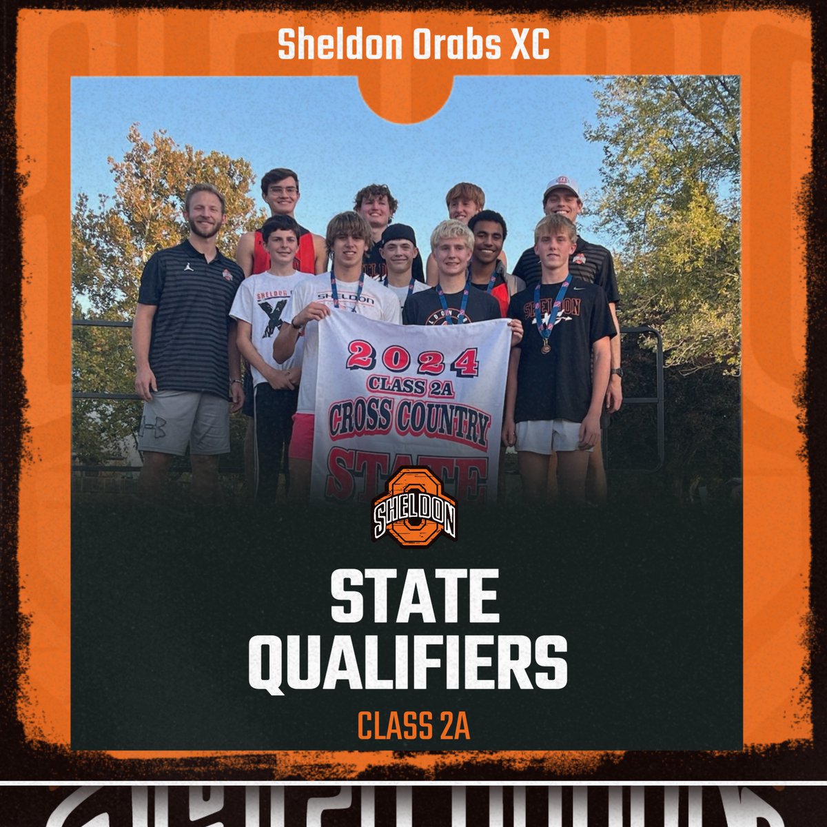 Congratulations to the Orabs Boys XC Team who qualified for State XC tonight at Red Oak! 

Malakai Vermeer paced the team with a 9th place finish!
