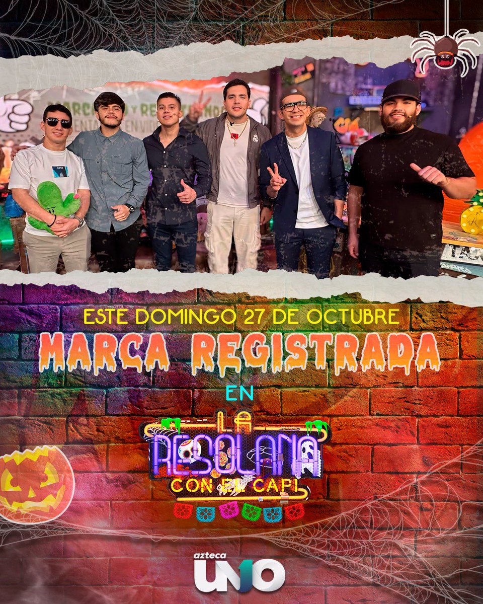 LaResolana's tweet image. ¡Prepárense para divertirse este domingo en #LaResolana! 😱🙌🏼 Estará #MarcaRegistrada, ¡no te lo pierdas, 11:00 p.m. por Azteca UNO! 📺