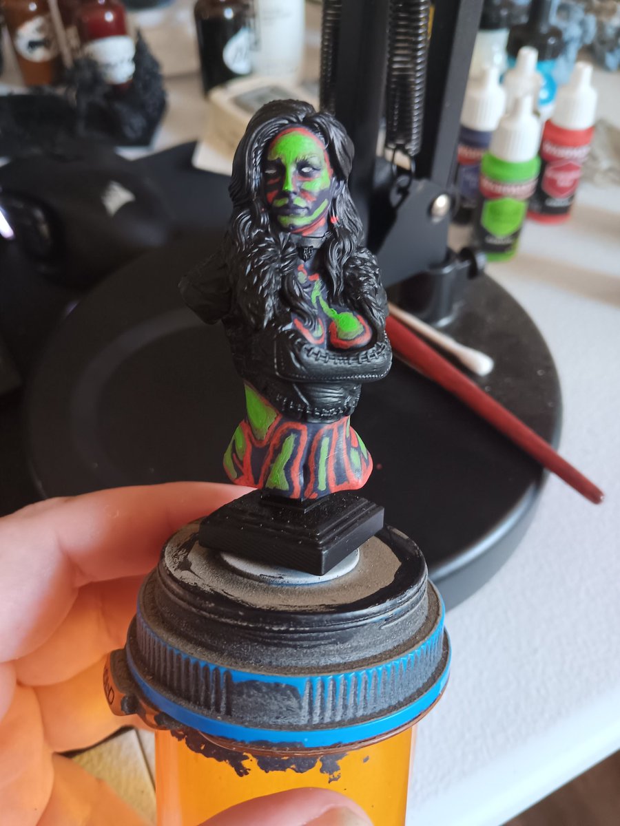 RoadsideMinis's tweet photo. Progress of Nodens' last 2 painting sessions https://t.co/KaBvPkK2NV